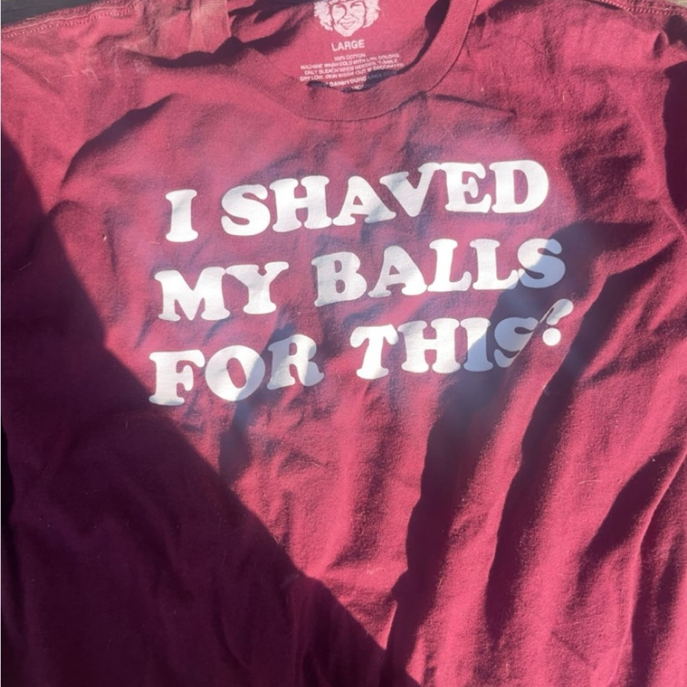 Kids Burgundy Graphic Tee